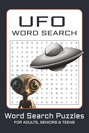 UFO word Search Puzzle Book