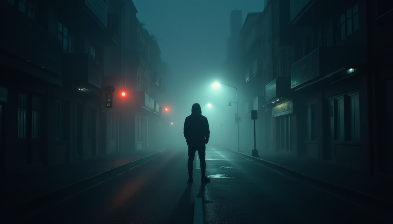 lone vigilante standing