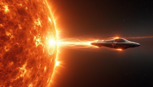 3I/Atlas flys by sun shoots beam towards sun