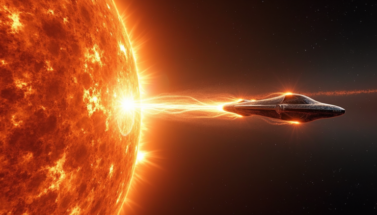 3I/Atlas flys by sun shoots beam towards sun