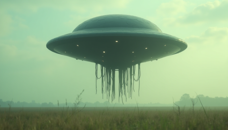 ufo alien craft brain type