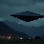 ufo over colorado triangle shape