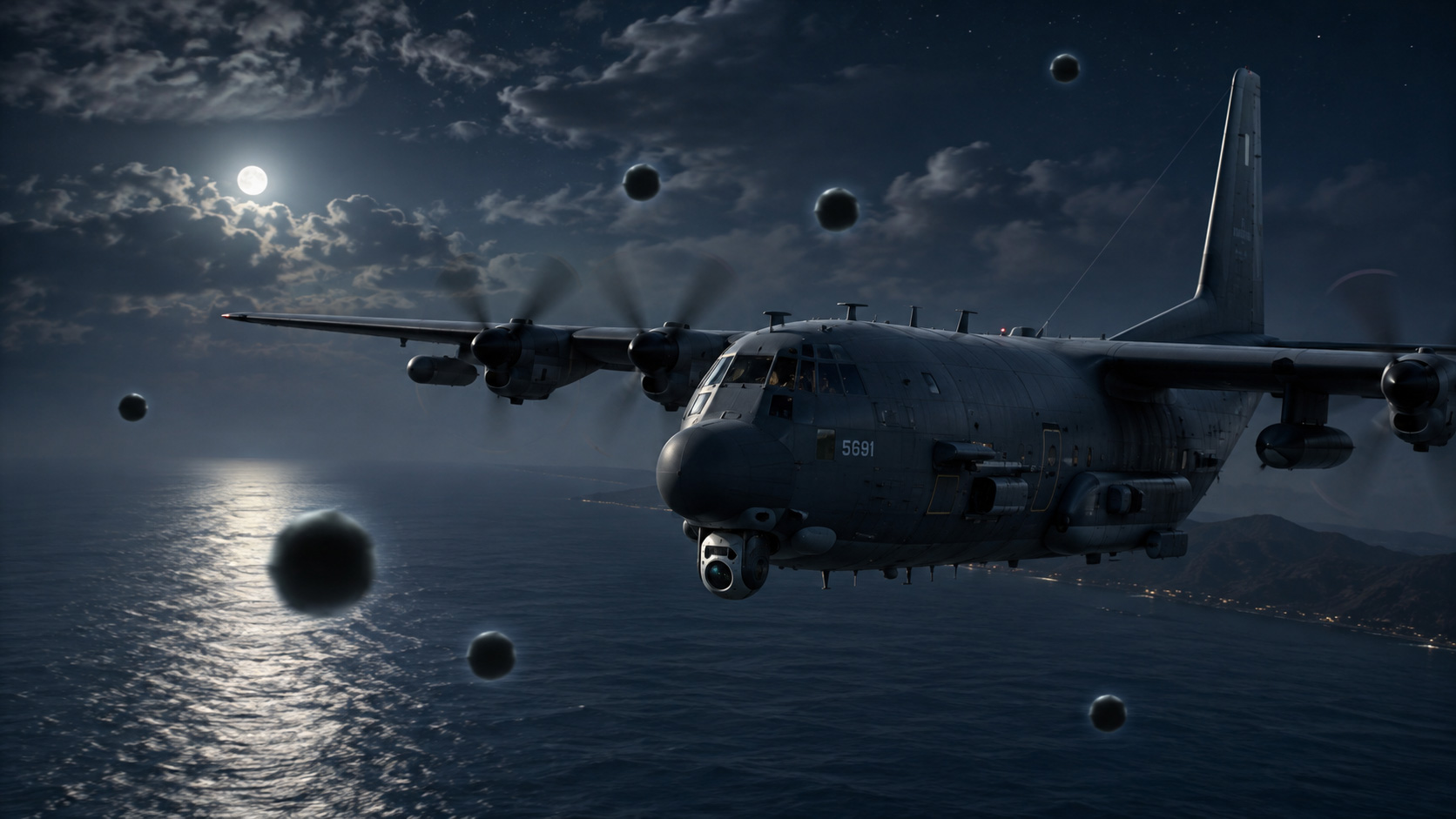 cold orbs over gulf