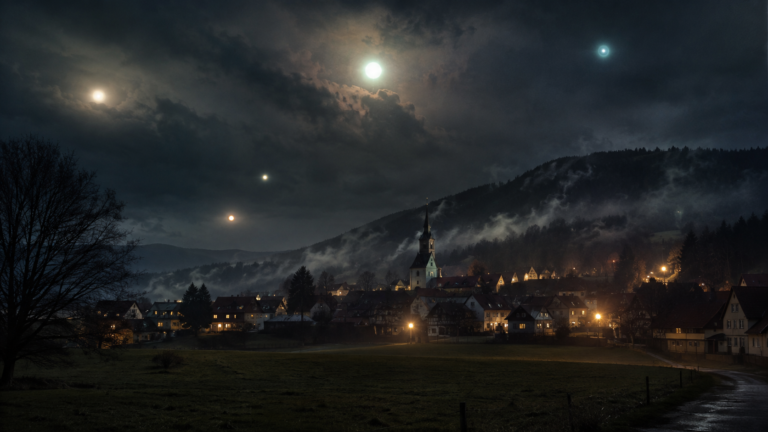 UFO over Germany - strange lights