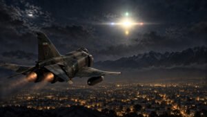 f-4 figher jet over tehran
