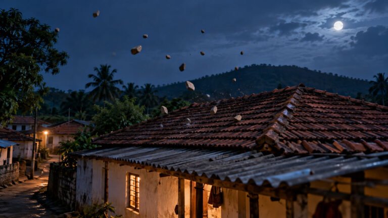Falling rocks India
